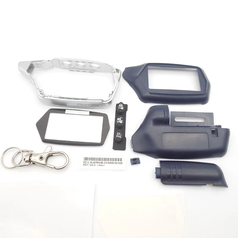 

Russian version C9 case keychain for starline C4 C6 lcd two way car remote free shipping