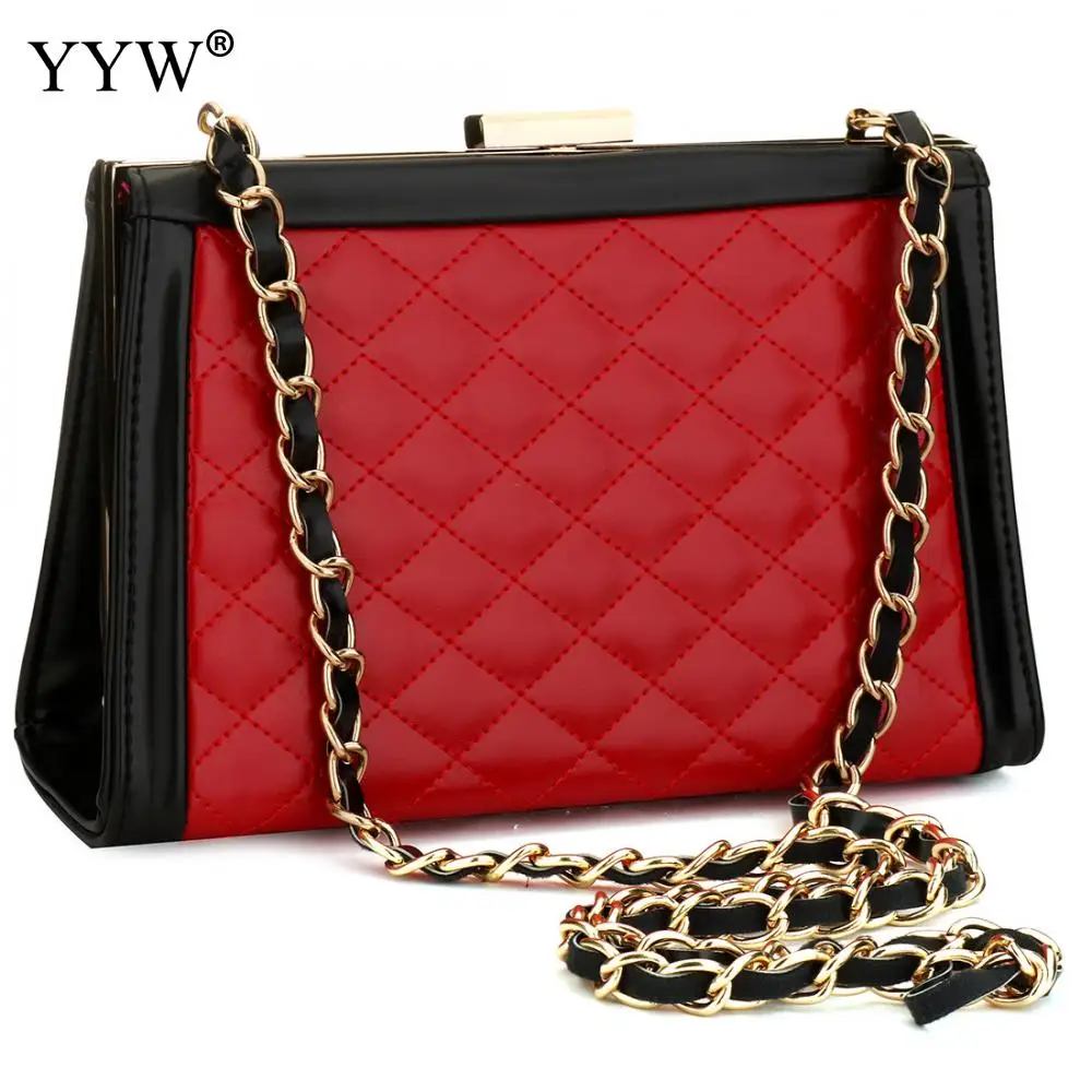 

YYW Luxury Handbags Women Bags Designer Crossbody Bags For Women 2019 Large Capacity Evening Clutch And Purse Red Pochette Femme