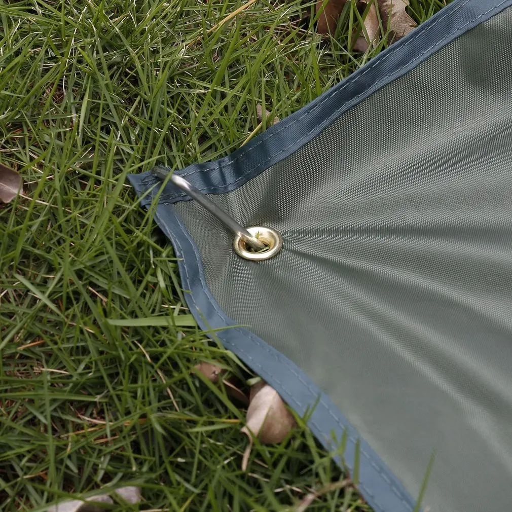 Компактный размер Водонепроницаемый брезент для пикника тент солнцезащитный козырек 210D ткань Оксфорд солнцезащитный Навес Открытый походный коврик
