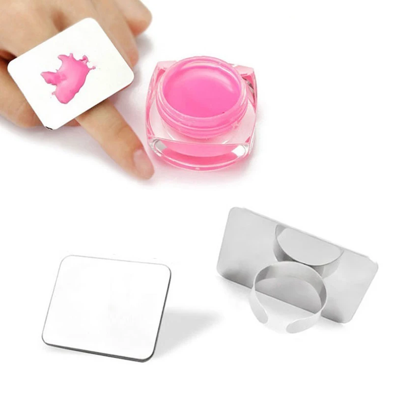 Пальцевое кольцо цветовая палитра Блюдо акриловый УФ Гель лак краска цвет