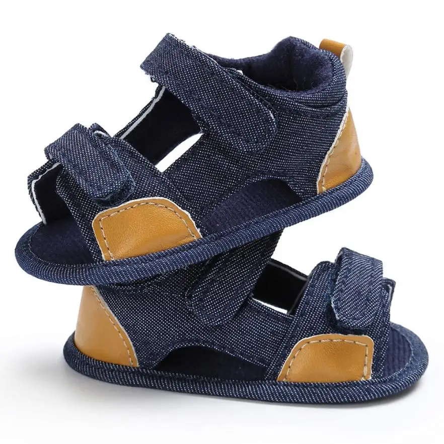 TELOTUNY летние детские Обувь для мальчиков ясельного возраста из плотной ткани для маленьких детей, для девочек, обувь для мальчиков, на мягкой подошве обувь для малышей новорожденных обувь UK F2
