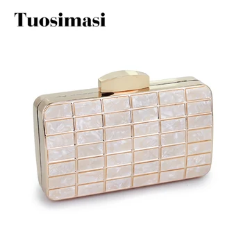 

2018 Brand Fashion new Wallet Women messenger bag Acrylic party prom luxury handbag Woman bags Solid evening bag (C1972)