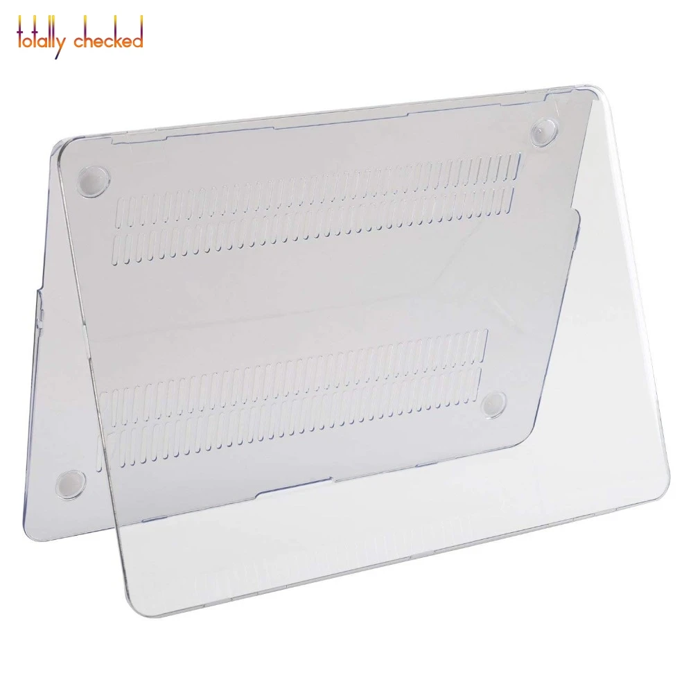 

3in1 For Apple Mac Book Air 13 2018 A1932 Pro 13 15 touch bar Crystal Hard Laptop Clear Transparent Case Cover
