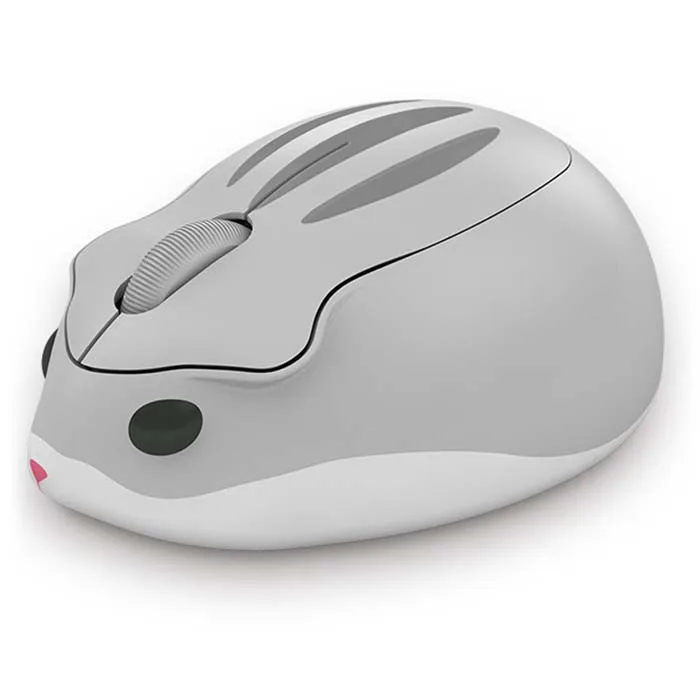 AKKO WAIGUACP хомяк 2,4 ГГц 4000 dpi беспроводная мышь для компутера Милая игровая мышь рабочие мыши для ноутбука-Macbook - Цвет: Gray Goose