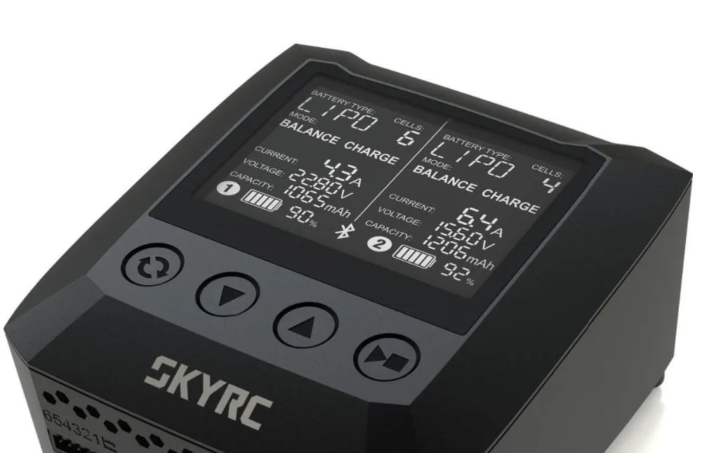 SKYRC B6 Nano Duo 2X100 Вт 15A AC Bluetooth Смарт зарядное устройство Dis зарядное устройство Поддержка Sky зарядное устройство приложение