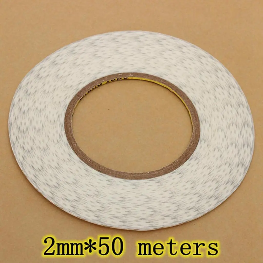 

Original Factory Outlet 2mm*50M 3M Tape Double Sided Adhesive Sticker For Mobile Phone/LED Screen Repair,SMT Tape Free Shipping