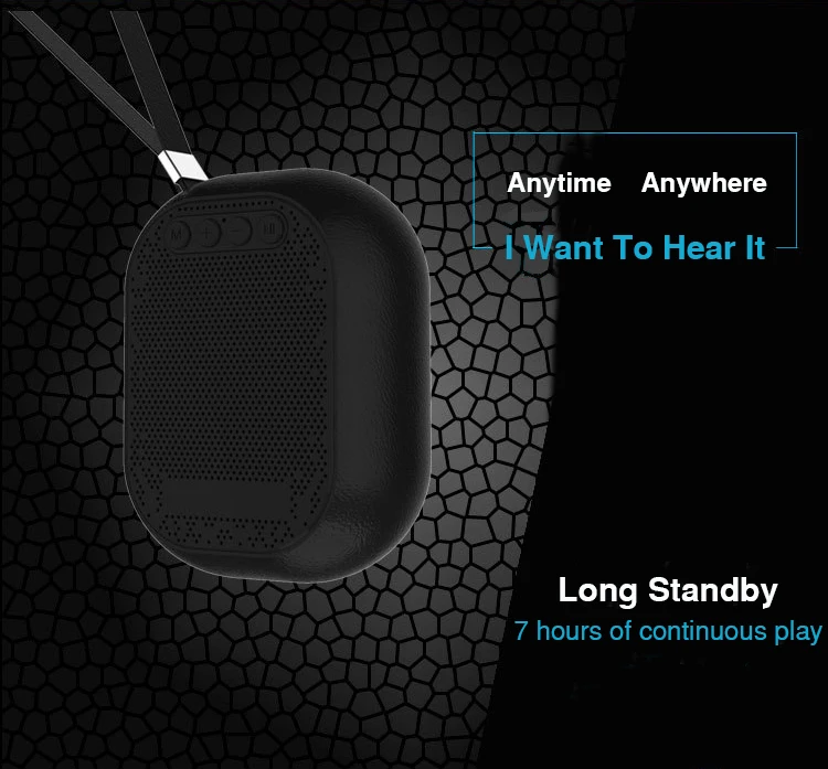 HIFI Portable wireless Bluetooth Speaker Stereo Sound Box TF Card FM Radio Music Subwoofer Column Speakers for Computer Phones (2)