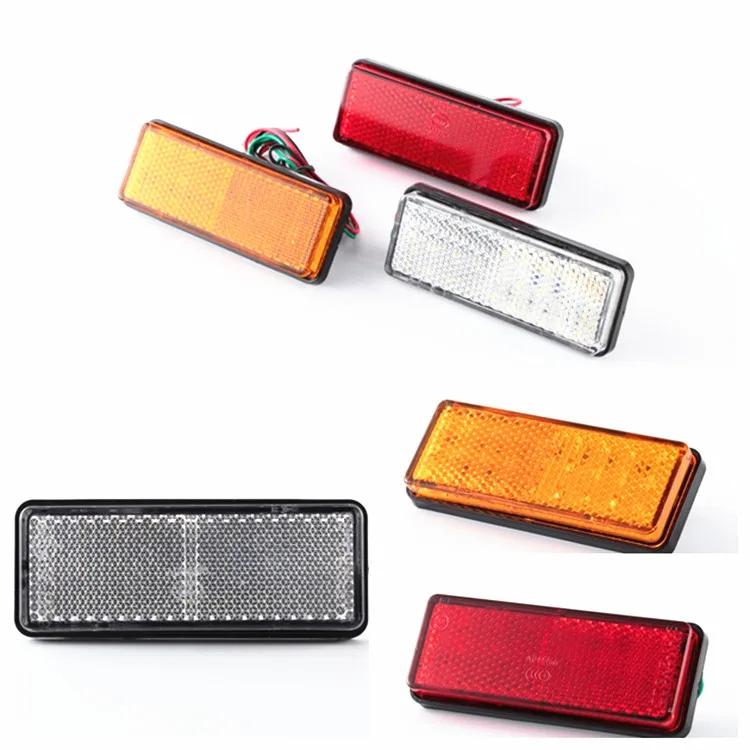

Motorcycle Truck 12V LED Reflector Tail Brake Stop Marker Light Cars Trucks Boats Touring Atv Scooter Offroad