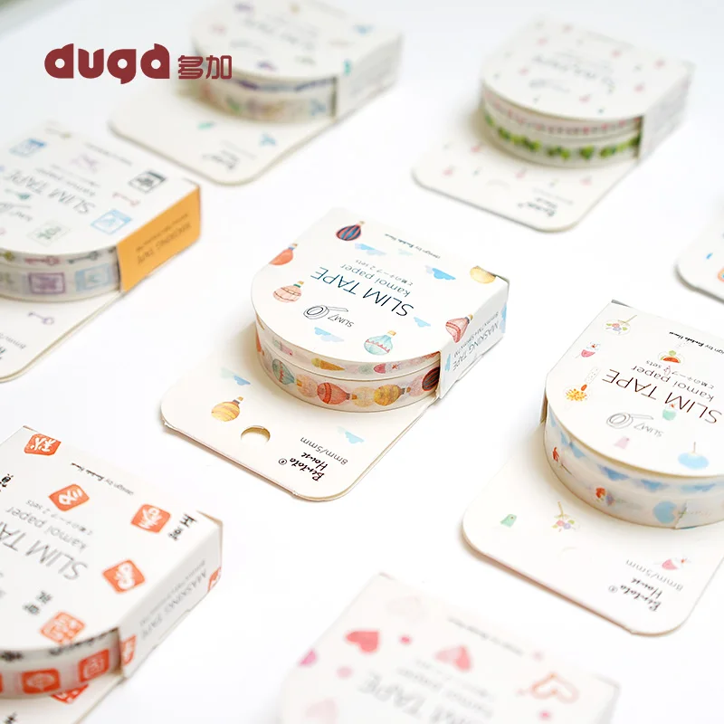 Бумажная Маскировочная лента Washi набор маскировочной клейкой ленты в виде