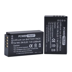 2Pcs 7.4V 1200mAh EN-EL20 EN EL20 ENEL20 Camera Battery for NIKON 1 J1 J2 J3 S1 AW1 Coolpix A PM006 CAMERA S S1