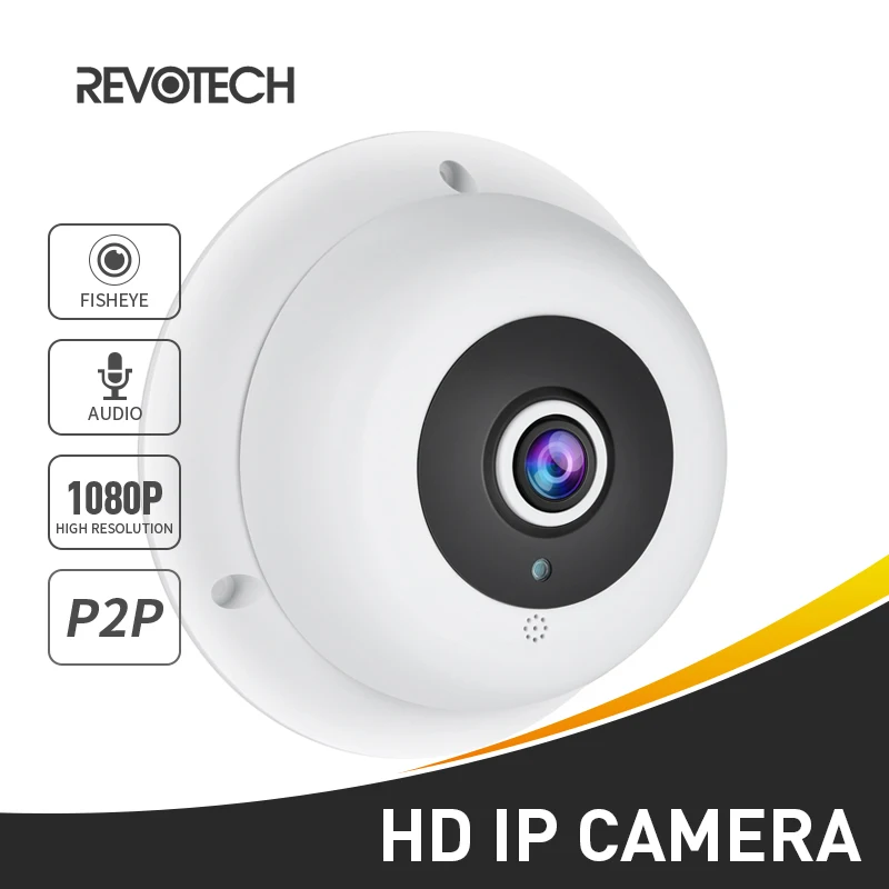 

Audio Fisheye FHD 1920 x 1080P 2.0MP 3 Array LED Night Vision Panoramic IP Camera Security ONVIF P2P IP CCTV Cam System