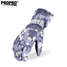 Зимние теплые перчатки для катания на сноуборде, лыжные перчатки для женщин и детей, теплые водонепроницаемые перчатки для катания на лыжах