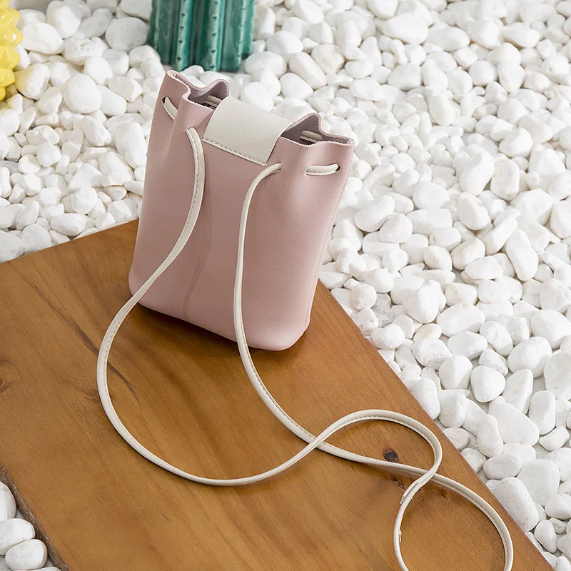 أكياس crossbody للنساء اليد حقيبة سيدة صغيرة حقائب كتف البسيطة سلسلة دلو حقيبة يد لطيف صغيرة الغزلان إطار محفظة معدنيّة