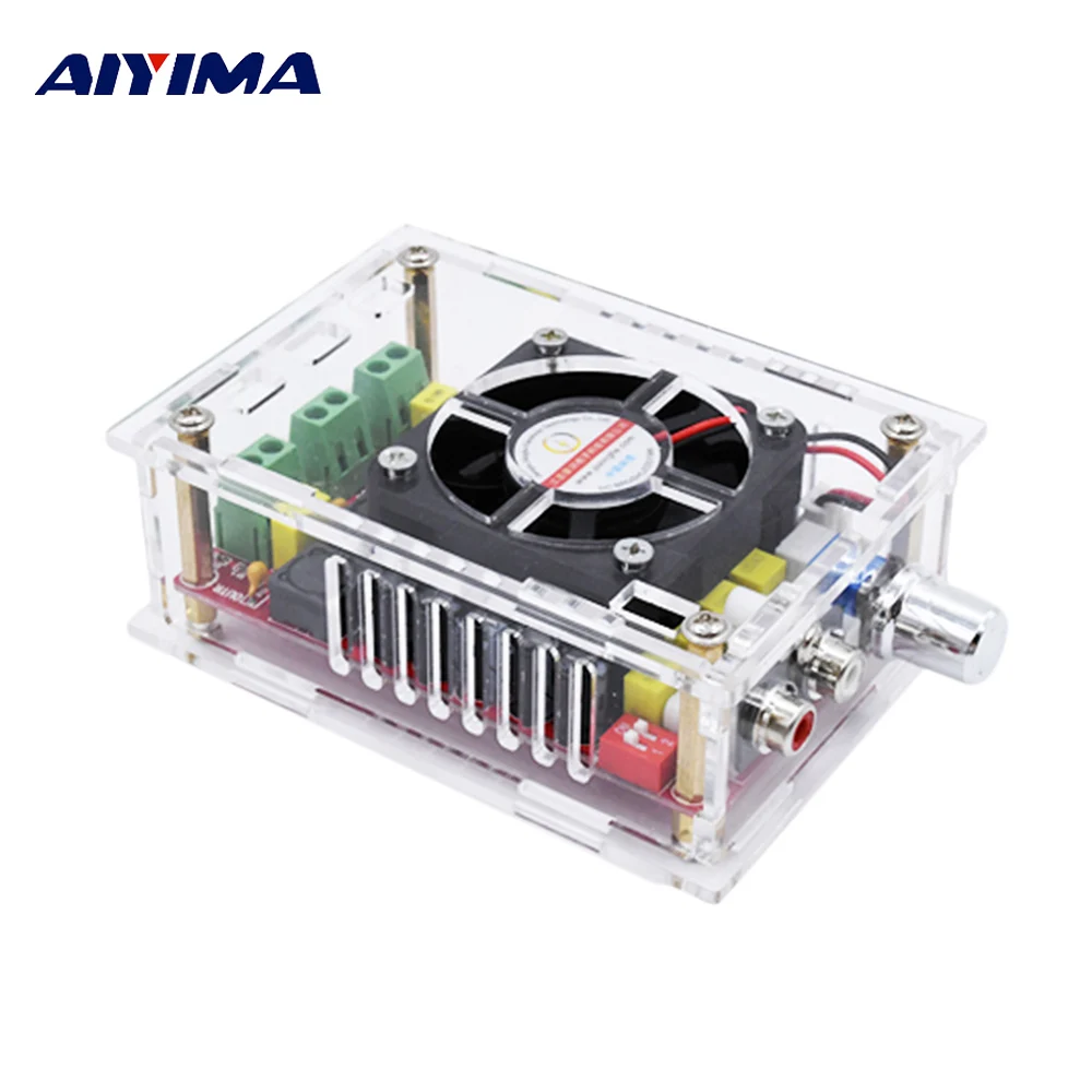 Цифровой усилитель звука Aiyima TDA7498 плата 2*100 Вт мощный стерео двухканальный с