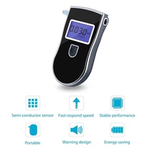 KKMOON Policeman Professional Breathalyzer Digital Alcohol Breath Tester Breathalyzer 5 Disposable Mouth