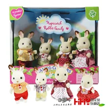 Hopscotch rabbit bunny Family mini size Sylvanian Family original Figures Anime Cartoon figures Toys Child Toys