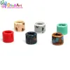 OlingArt 17*14mm 6Pcs/lot Leather clasps Ceramic square hole beads New Hot Sale Multicolor mixing DIY Jewelry making leather ► Photo 3/6