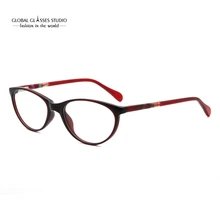 Новые женские очки из ацетата оправа для очков темно-винного цвета CX-17029