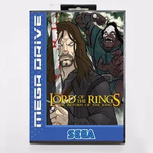 The Lord Of The Rings16 bit MD игровая карта с розничной коробкой для Sega megadrive/Genesis