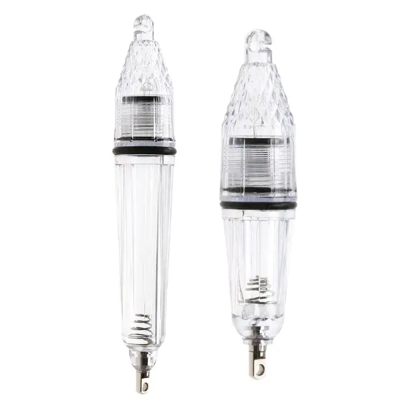 

14cm 17cm Multi Color Deep Drop Underwater Fish Attracting Indicator Lure LED Fishing Flash Light Bait Free Shipping