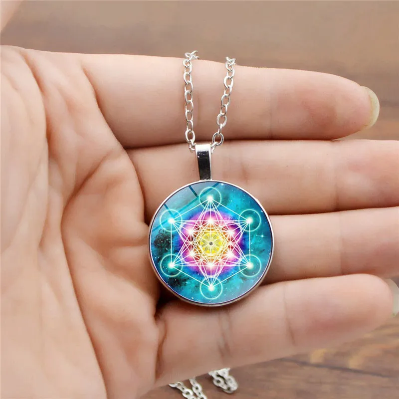 Йога Медитация светящиеся украшения Psychedelic Сакральная Геометрия стеклянный