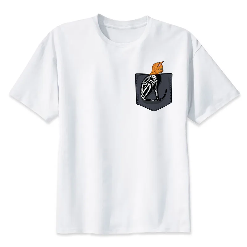Летняя уличная футболка с покемоном Пикачу, Мужская футболка в стиле хип-хоп, повседневные короткие футболки с персонажами из аниме, мужские футболки - Цвет: 43
