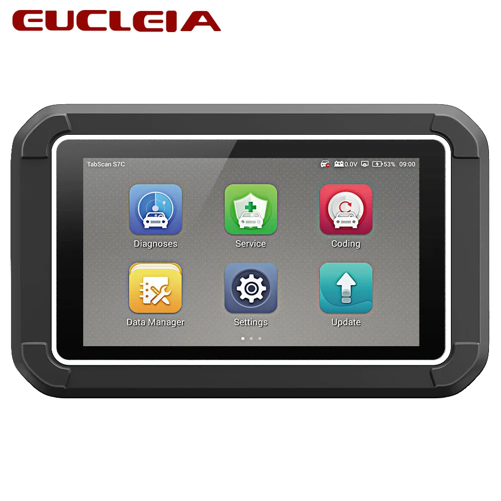 EUCLEIA S7C Профессиональный OBD2 сканер tablet сканирования для DPF EPB TPMS Сброс системы