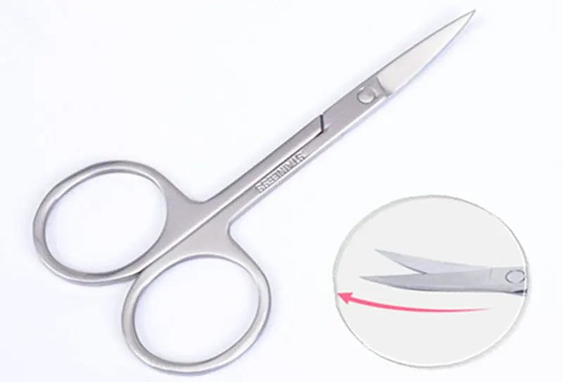 3 шт. ножницы для бровей, ресниц Макияж Мини бровей Scissor Отделка Инструмент для бровей Scissor триммер Professional бровей Приспособление для исправления формы