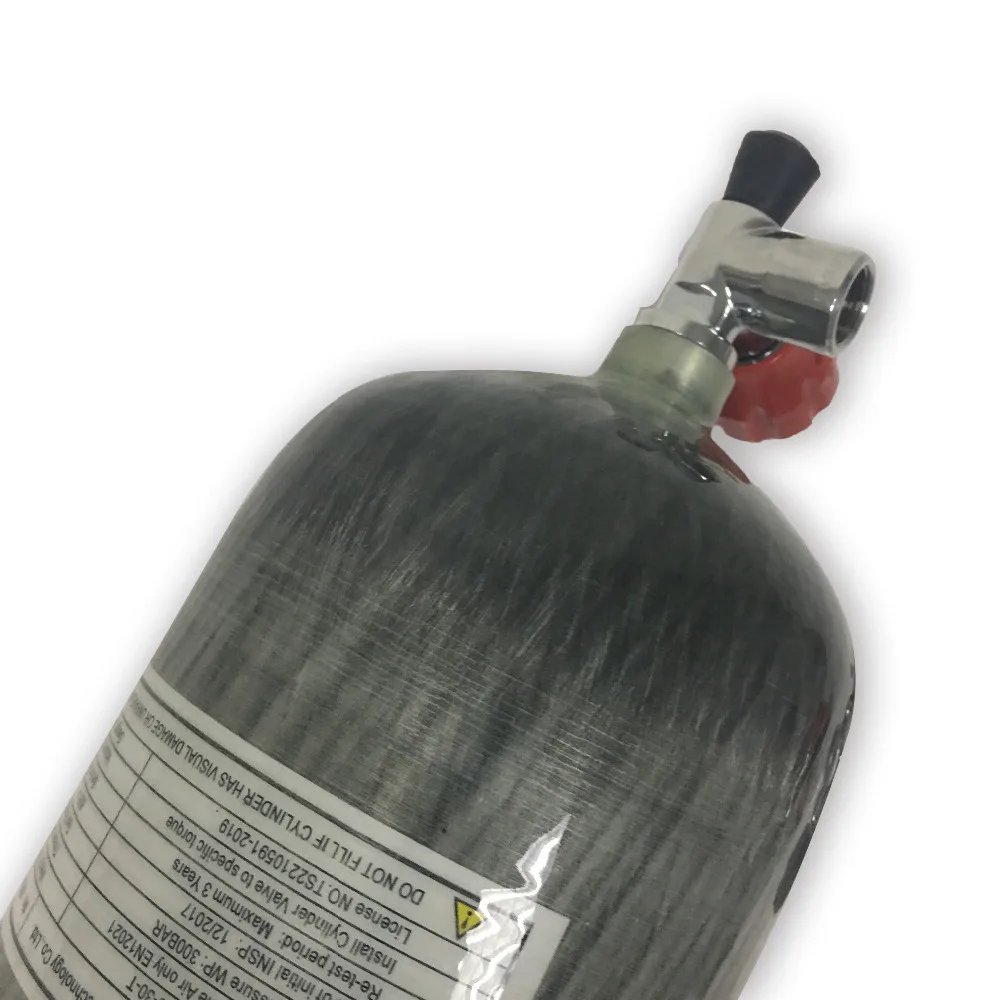 AC10911 Carbon Fiber Tank 9L CE 300Bar 450Psi For PCP Air Gun Paintball Tank Refilling Paintball Gun Diving Bottle 2018 Acecare