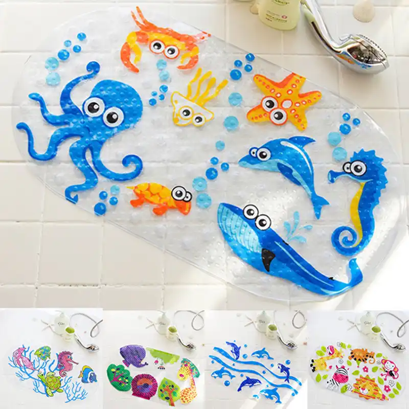 High Quality Multi Style Cartoon Animal Pattern Pvc Non Slip Bath
