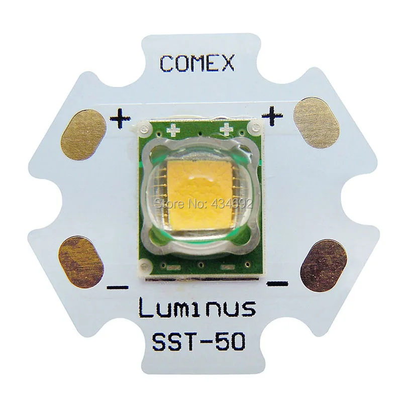 Розничная продажа 18 Вт Luminus SST 50 SST50 20 мм медная печатная плата Белый 6500 К/теплый