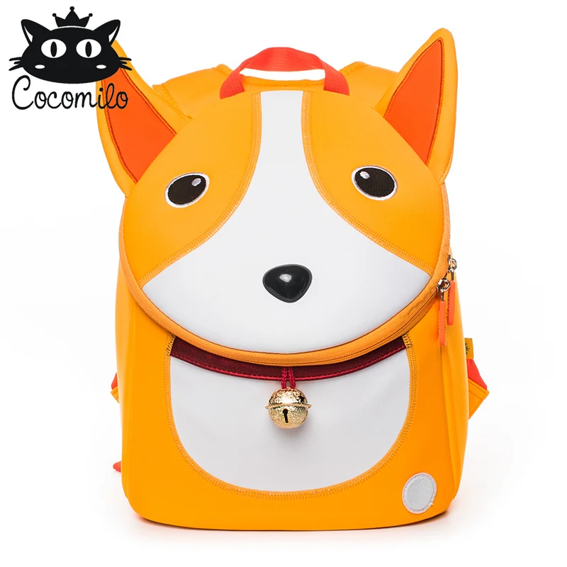 

Cocomilo Brand Kids Backpack For Girls Boys Small Bag Animal Dog Bee Pattern Anti-lost Schoolbag Mochila Escolar 2-6 Years Old