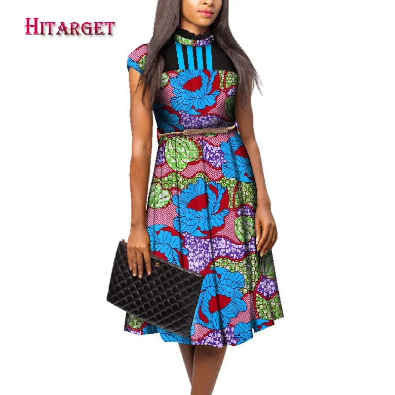 2019 осень Hitarget модные платья в африканском стиле для женщин африканская одежда Базен riche Макси платье для девочек WY288