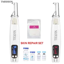 Роскошная лазерная ручка Picosecond светотерапия тату шрам моль Темный прибор для удаления пятен меланин разбавляющее устройство+ ремонтные комплекты кожи