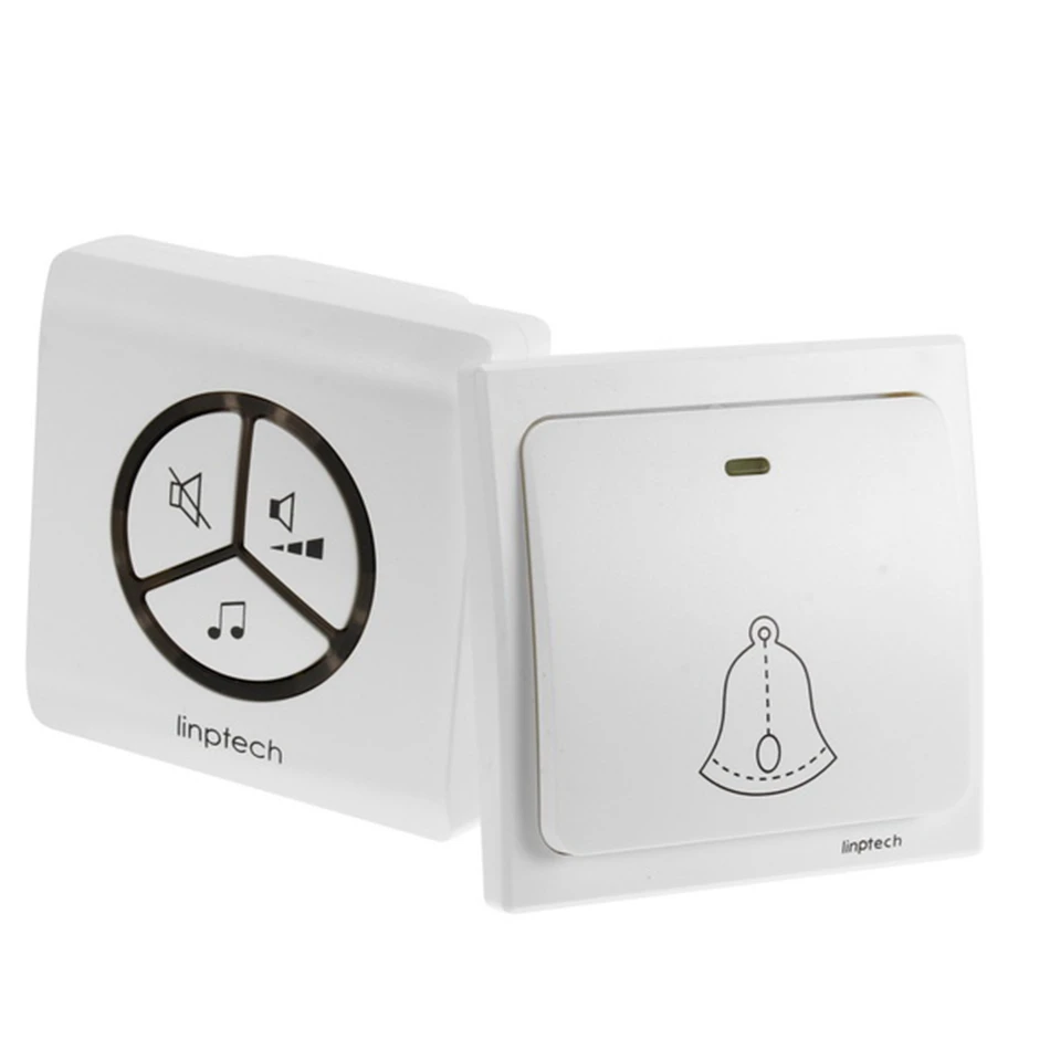 

Wireless Doorbell Receiver Cambo No Need Battery Waterproof Automatic Generation Intelligent Pairing Doorbell 433.92MHz for Home