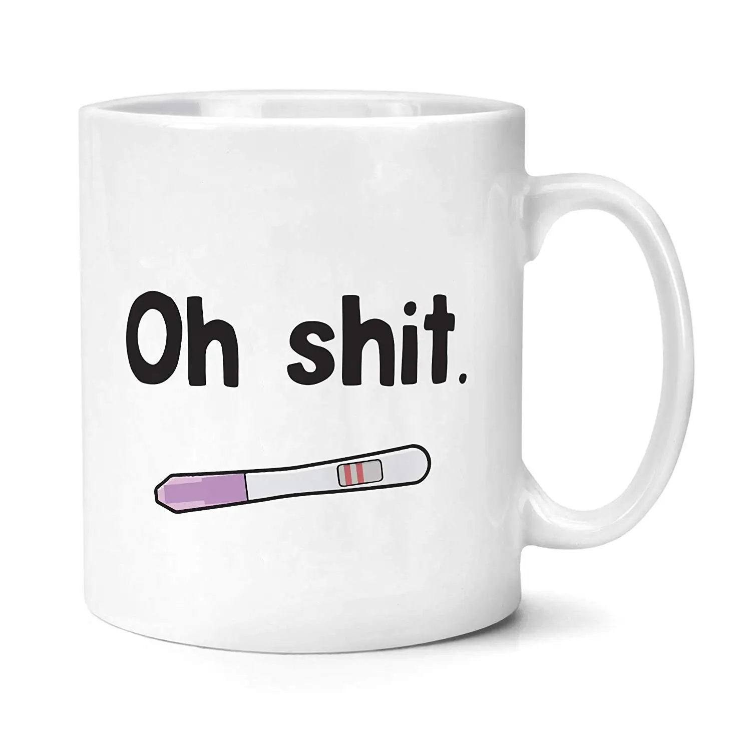

Funny Pregnancy Gift Oh Sh*T Pregnancy Test Mug