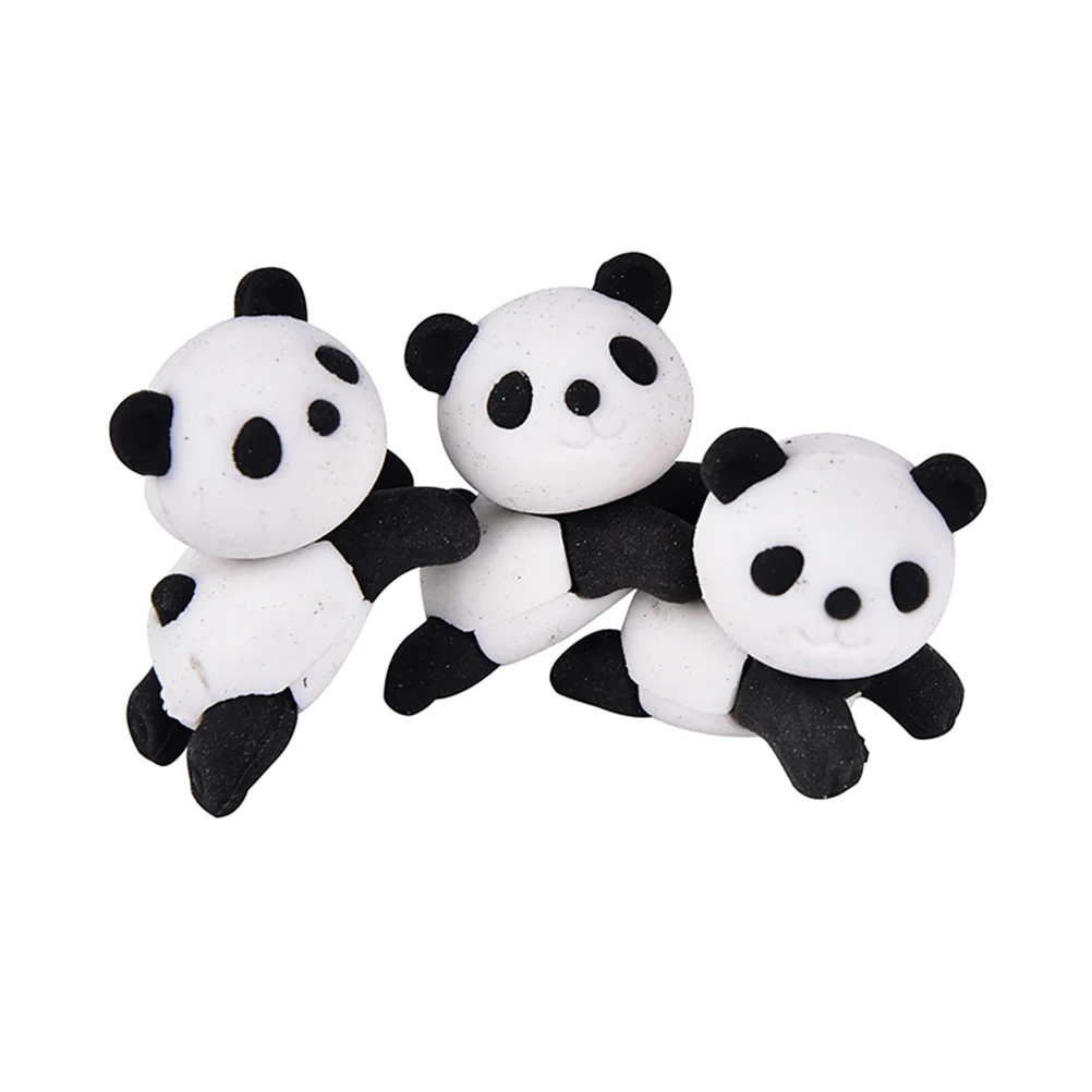 1 шт. kawaii креативные милые животные панда резиновый ластик канцелярские товары школьные принадлежности подарок для девочек детские игрушки