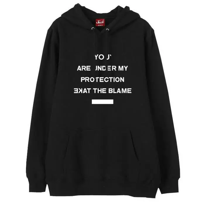 

Kpop drama Goblin Kim Go-eun same you are under my protection printing unisex hoodies fashion fleece/thin pullover sweatshirt