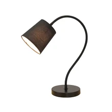 Modern simple style desk lamps study room table light black white body fabric lampshade E27 lamp lighting fixture free shipping Modern simple style desk lamps study room table light black white body fabric lampshade E27 lamp lighting fixture free shipping