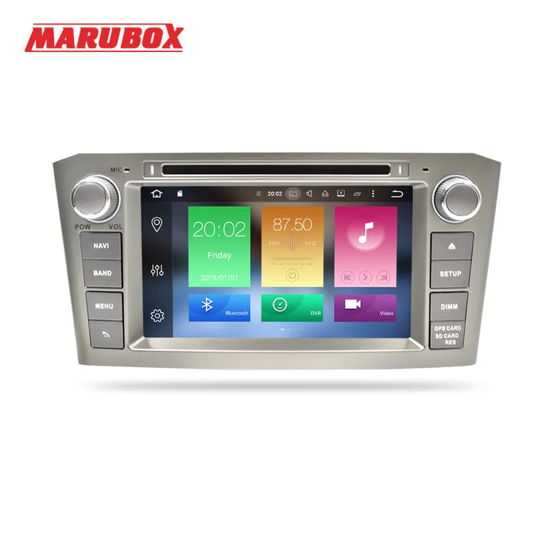 MARUBOX 2Din Android 8 0 Восьмиядерный 4 Гб ОЗУ 32 ПЗУ для TOYOTA AVENSIS T25 2006 2011 стерео радио gps