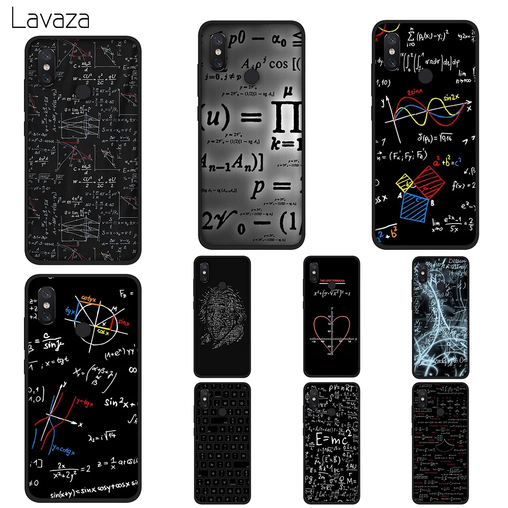

Lavaza Math Mathematical formula Soft TPU Case Cover for Xiaomi Mi 6 8 A2 Lite 6 9 A1 Mix 2s Max 3 F1 Cases