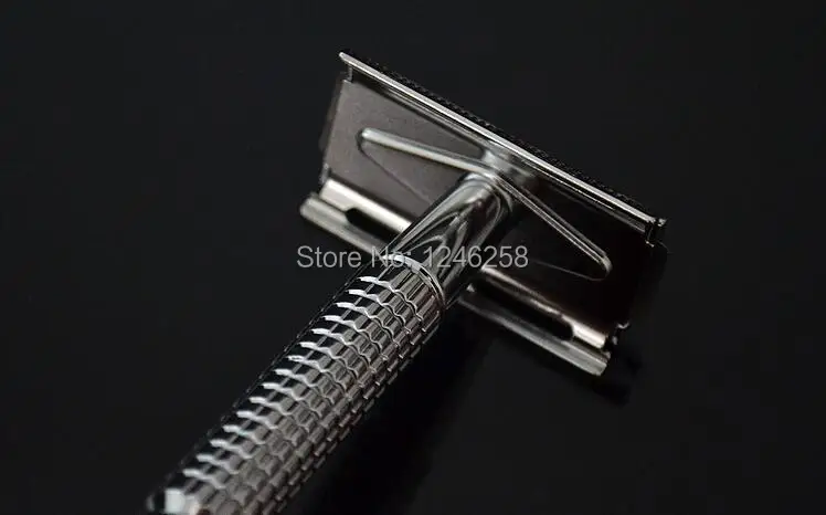 Для мужчин двойной край бритья прямое лезвие ручное Navalha нержавеющая сталь Ручка с 10 шт. лезвия бритвы