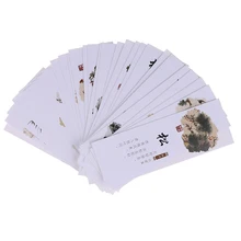 30pcs/lot Cute Kawaii Paper Bookmark Vintage Chinese Style Book Marks For Kids School Materials