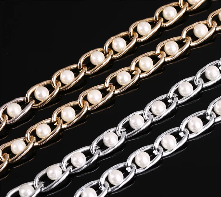 New Fashion Lace Metal Chain 6mm Bead Chain Clothing Handbag