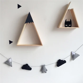 

Nordic Style Felt Cloud Garland Party Banner Kids Room Nursery Hanging Wall Decor Girls Princess Room Bunting Ornament