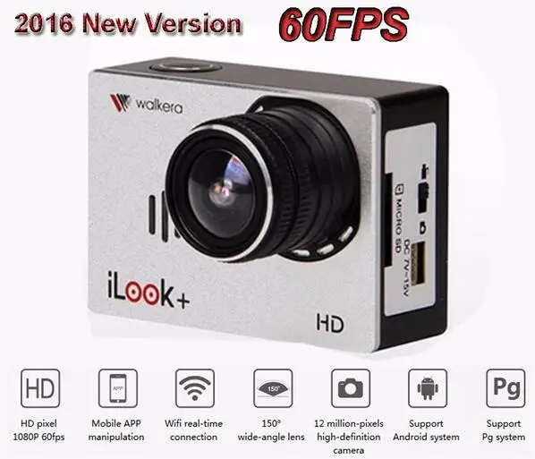 Новый продукт Walkera iLook + HD 1080P 60FPS широкоугольная 5 8G FPV видеокамера