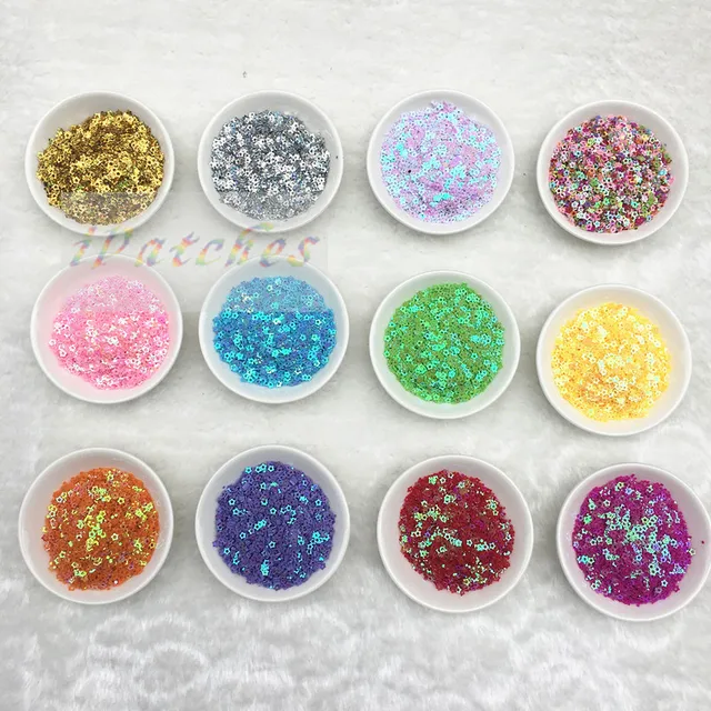 3mm Hollow Star Shape Sequins for Nail Art