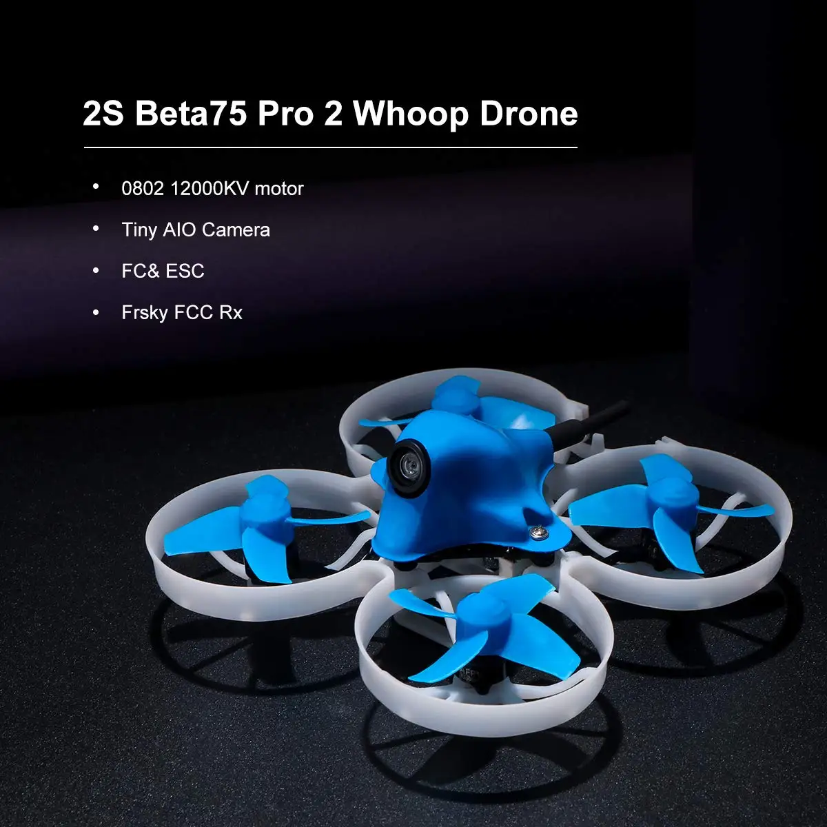 Бесщеточный Дрон Beta75 Pro 2 2S Whoop с F4 AIO FC 5A ESC 25mW Z02 камерой 35 градусов OSD Smart Audio 12000KV 0802