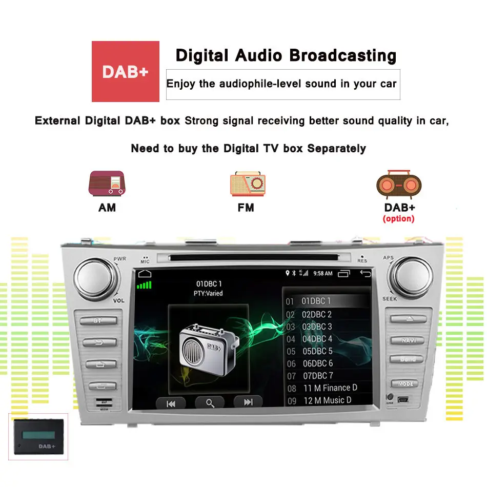 Android 10 0 для Toyota camry 2008 2009 2010 2011 с 4G Bluetooth dvd плеер стерео радио диск MP3 Gps