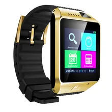GV18 Plus Smart Watch For IPhone Android 1.5inch Support SIM Card Wristwatch With 3.0MP Camera Bluetooth Pedometer Extra TF Card
